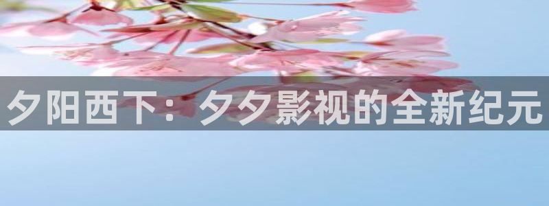 精东影业在线电影：夕阳西下：夕夕影视的全新纪元